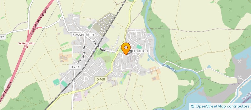 localisation de l'entreprise SCI NOEBENE  SESSENHEIM