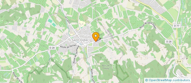 localisation de l'entreprise SCI NOEE  LE BEAUCET