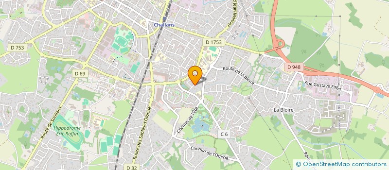 localisation de l'entreprise SCI NOEFORT à CHALLANS