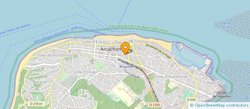 localisation de l'entreprise SCI NOEL  ARCACHON