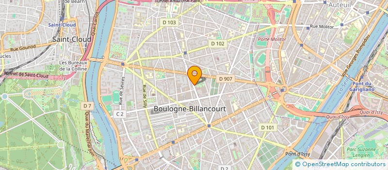 localisation de l'entreprise SCI NOEL à BOULOGNE-BILLANCOURT