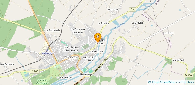 localisation de l'entreprise SCI NOEL à VALENCAY