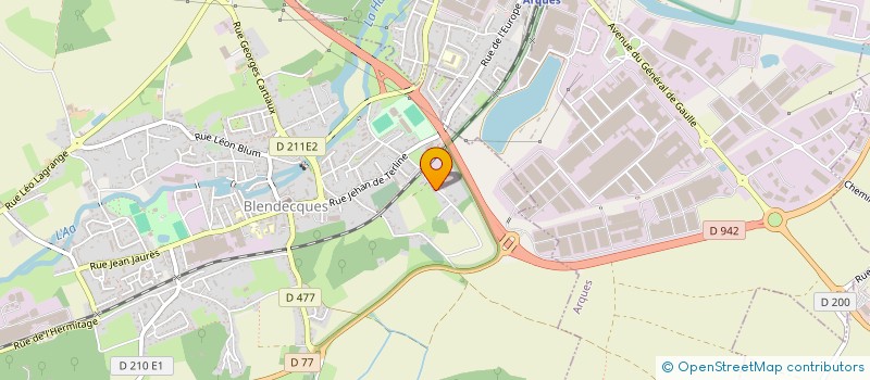 localisation de l'entreprise SCI NOEL  BLENDECQUES