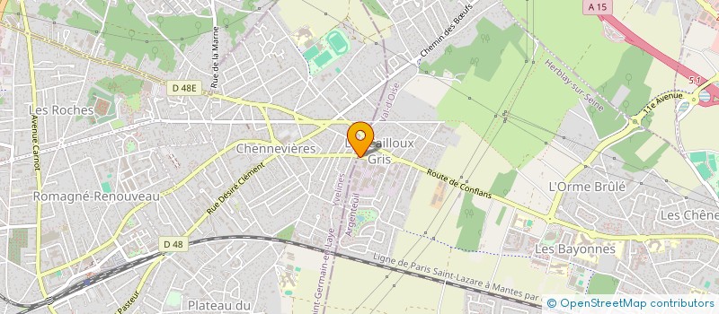 localisation de l'entreprise SCI NOEL  HERBLAY-SUR-SEINE