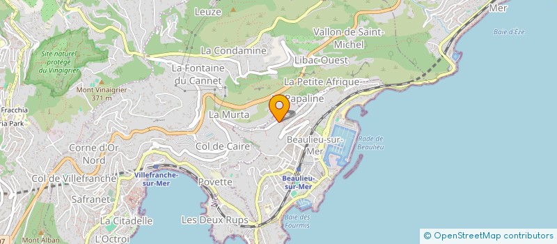 localisation de l'entreprise SCI NOEL à BEAULIEU-SUR-MER