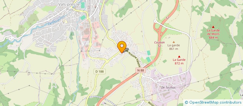 localisation de l'entreprise SCI  NOEL  LE PUY-EN-VELAY