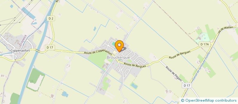 localisation de l'entreprise SCI NOEL  BROUCKERQUE