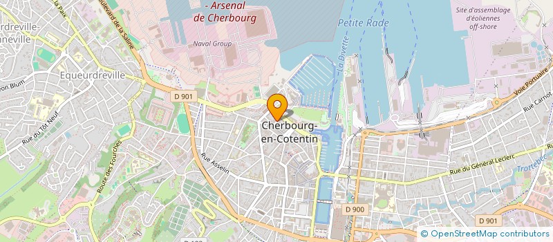 localisation de l'entreprise SCI NOEL à CHERBOURG-EN-COTENTIN