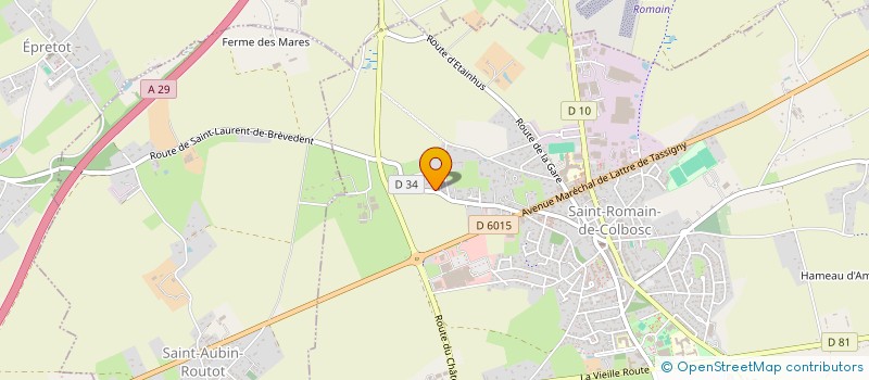 localisation de l'entreprise SCI NOEL  SAINT-ROMAIN-DE-COLBOSC