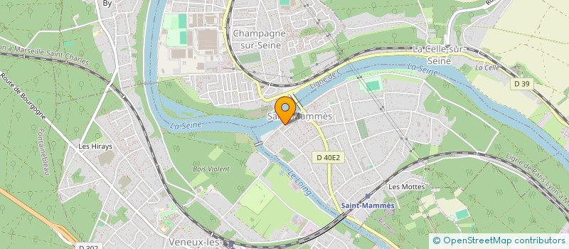 localisation de l'entreprise SCI NOEL  SAINT-MAMMES