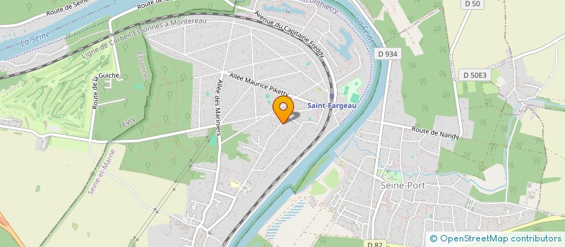 localisation de l'entreprise SCI NOEL  SAINT-FARGEAU-PONTHIERRY