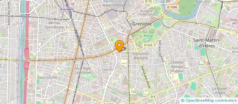 localisation de l'entreprise SCI NOEL BREMOND  GRENOBLE