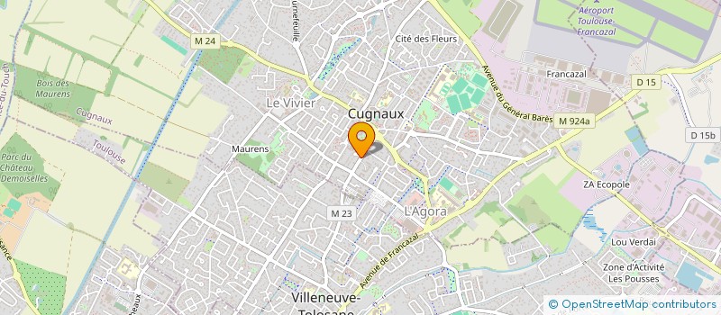 localisation de l'entreprise SCI NOEL - NAUDIN  CUGNAUX