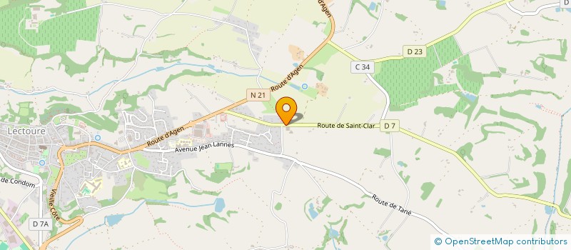 localisation de l'entreprise SCI NOELAURE  LECTOURE