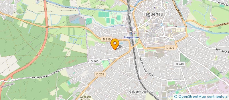 localisation de l'entreprise SCI NOELIA  HAGUENAU