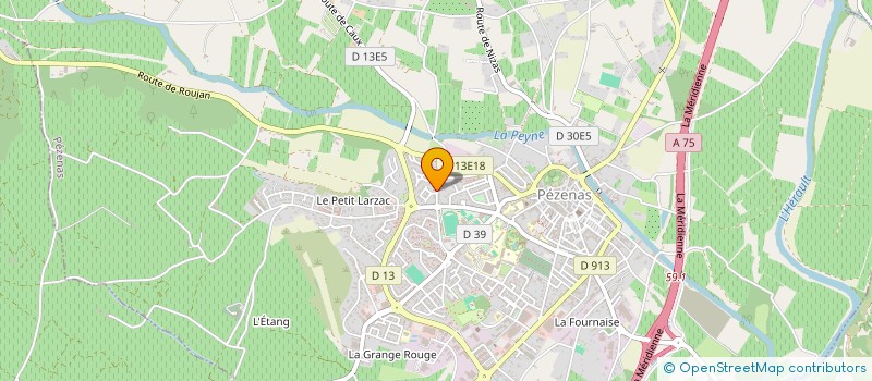 localisation de l'entreprise SCI NOELIA  PEZENAS