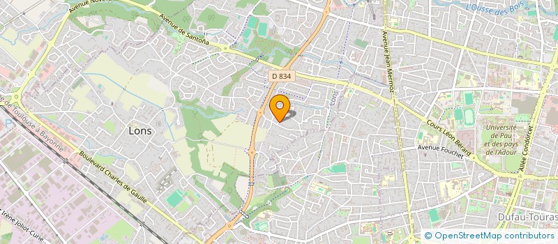 localisation de l'entreprise SCI NOELIA à LONS