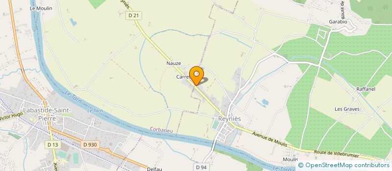 localisation de l'entreprise SCI NOELIE  REYNIES