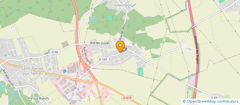 localisation de l'entreprise SCI NOELISA  VILLECHETIF