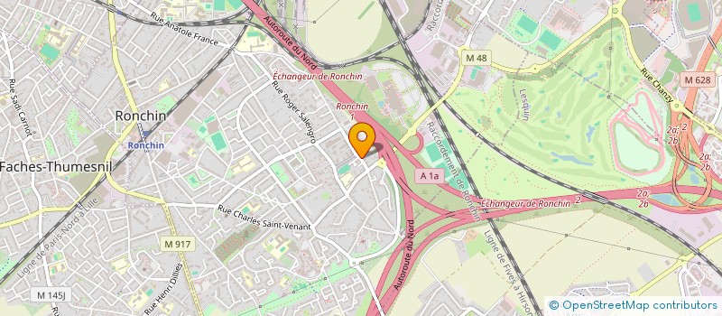 localisation de l'entreprise SCI NOELLA  RONCHIN