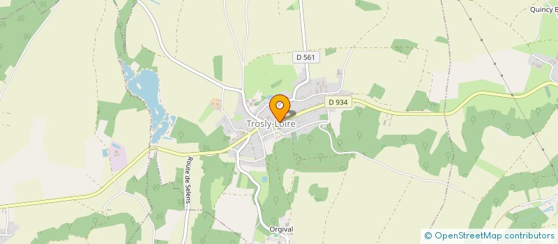 localisation de l'entreprise SCI NOELLE  TROSLY-LOIRE