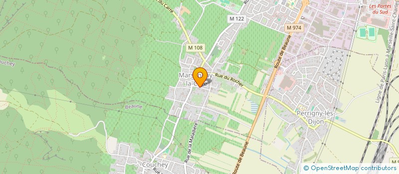 localisation de l'entreprise SCI NOELLE QUILLARDET à MARSANNAY-LA-COTE