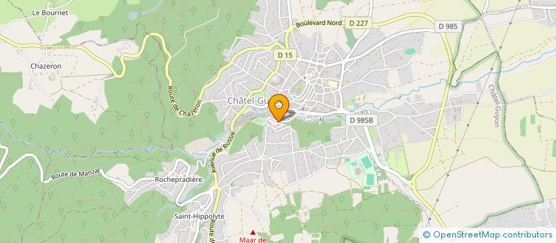 localisation de l'entreprise SCI NOELLINE & REMI LAROQUE  CHATEL-GUYON