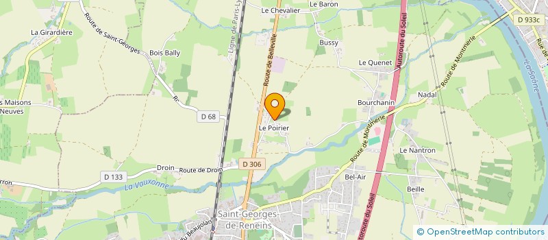 localisation de l'entreprise SCI NOELOPAN  SAINT-GEORGES-DE-RENEINS