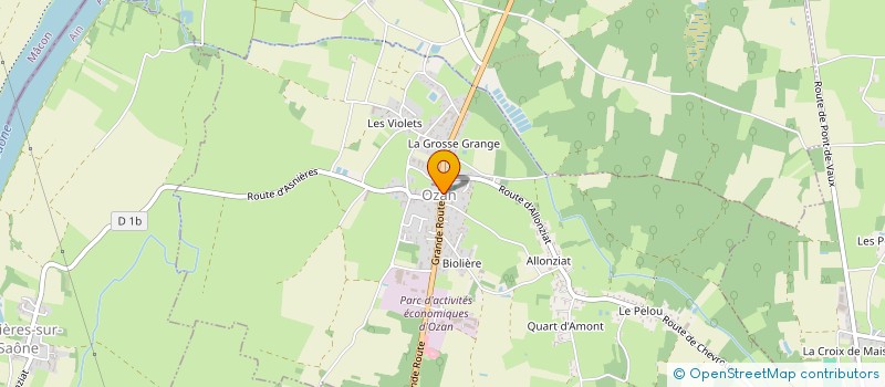 localisation de l'entreprise SCI NOELYS  OZAN