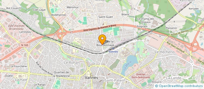 localisation de l'entreprise SCI NOEMA  VANNES