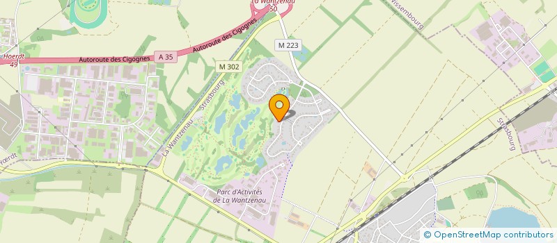 localisation de l'entreprise SCI NOEMA  LA WANTZENAU