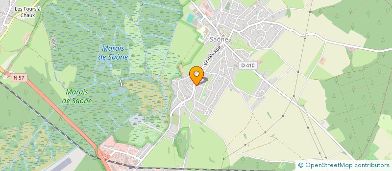 localisation de l'entreprise SCI NOEMA  SAONE