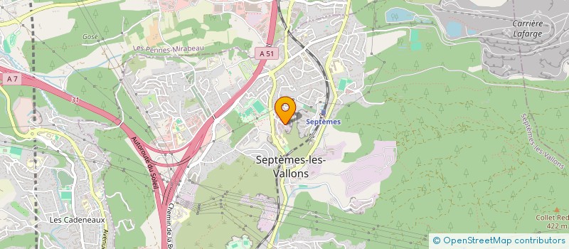 localisation de l'entreprise SCI NOEMIE à SEPTEMES LES VALLONS