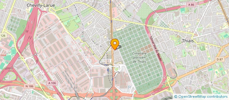 localisation de l'entreprise SCI NOEMIE  THIAIS