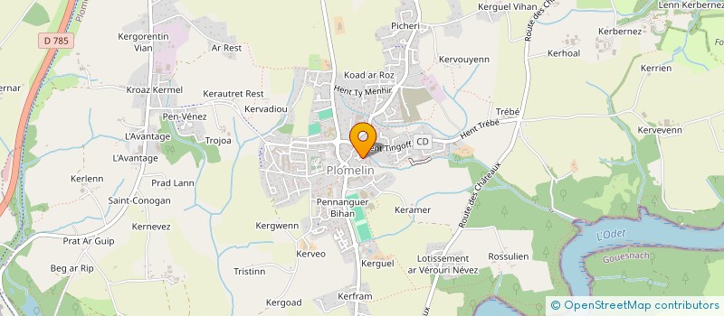 localisation de l'entreprise SCI NOEMIE  PLOMELIN