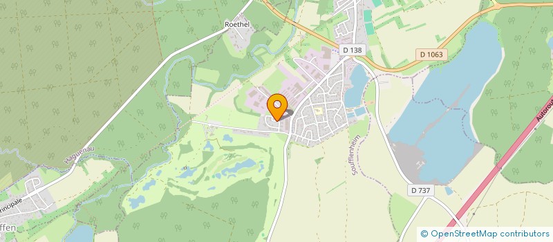 localisation de l'entreprise SCI NOEMIE  SOUFFLENHEIM