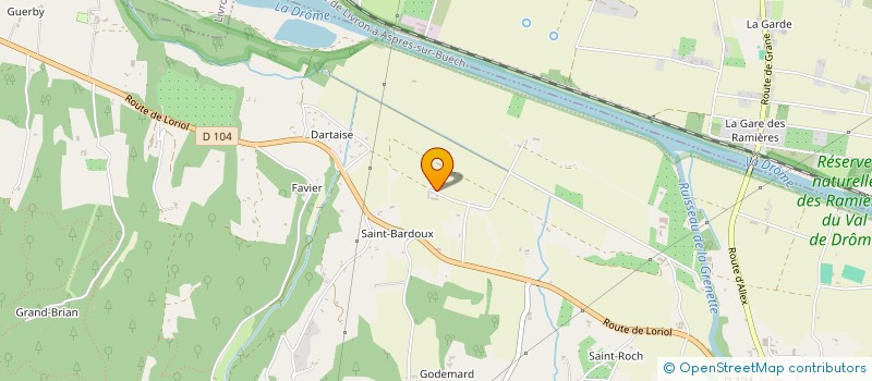 localisation de l'entreprise SCI NOEMIS à GRANE