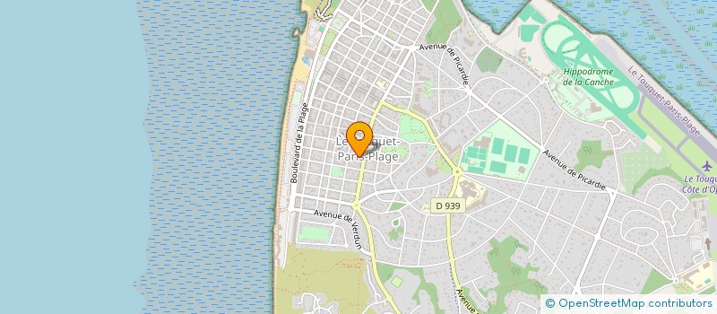 localisation de l'entreprise SCI NOEMUS  LE TOUQUET-PARIS-PLAGE