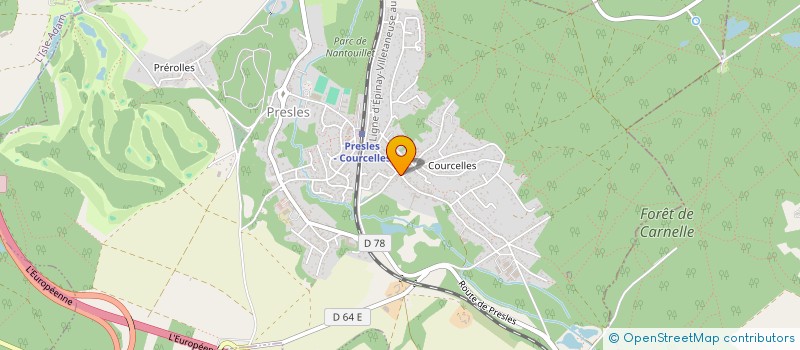 localisation de l'entreprise SCI NOEMY à PRESLES