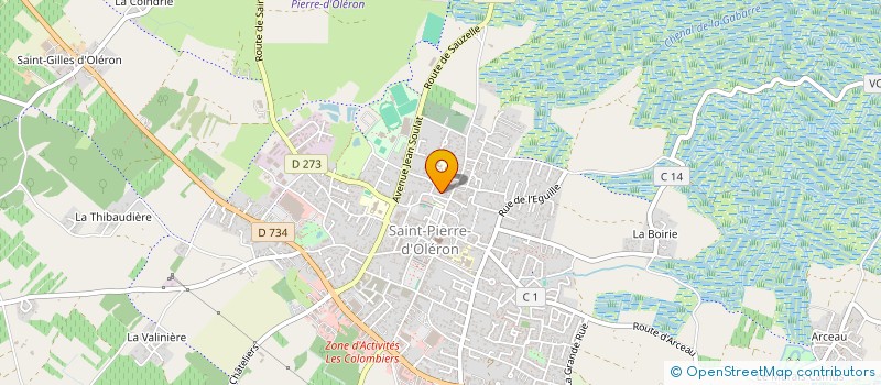 localisation de l'entreprise SCI NOENO  SAINT-PIERRE-D'OLERON