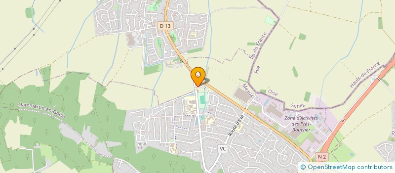 localisation de l'entreprise SCI NOENOT  DAMMARTIN-EN-GOELE