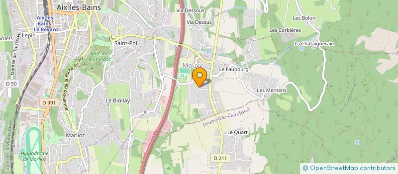 localisation de l'entreprise SCI NOERIANE  MOUXY