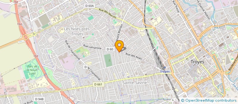 localisation de l'entreprise SCI NOES 81  SAINTE-SAVINE