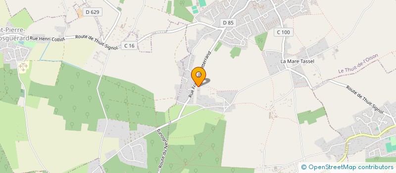 localisation de l'entreprise SCI NOETIM  LE THUIT DE L'OISON