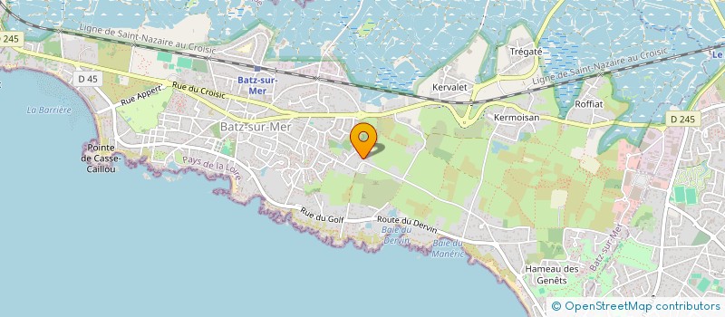 localisation de l'entreprise SCI NOEVEN  BATZ-SUR-MER