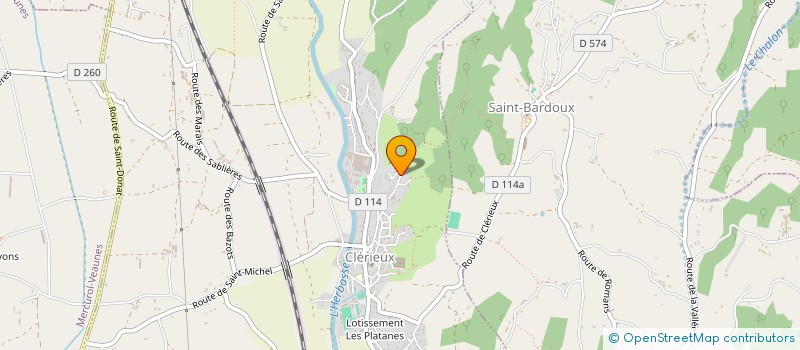 localisation de l'entreprise SCI NOEYLIA  CLERIEUX