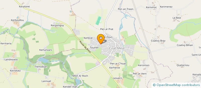 localisation de l'entreprise SCI NOEZIA  COAT-MEAL