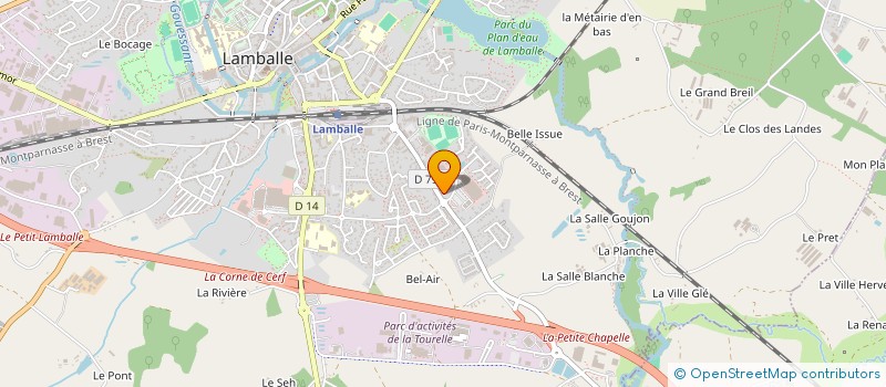 localisation de l'entreprise SCI NOGA  LAMBALLE-ARMOR