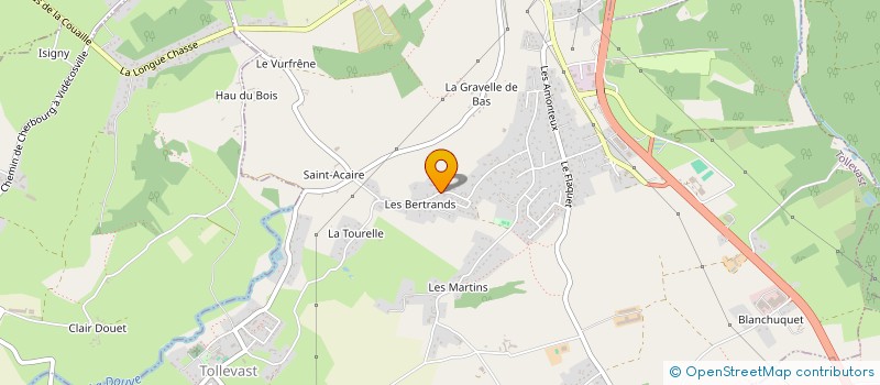 localisation de l'entreprise SCI NOGA TINCOUR  TOLLEVAST