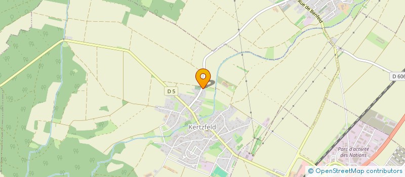 localisation de l'entreprise SCI NOGASTAR  KERTZFELD